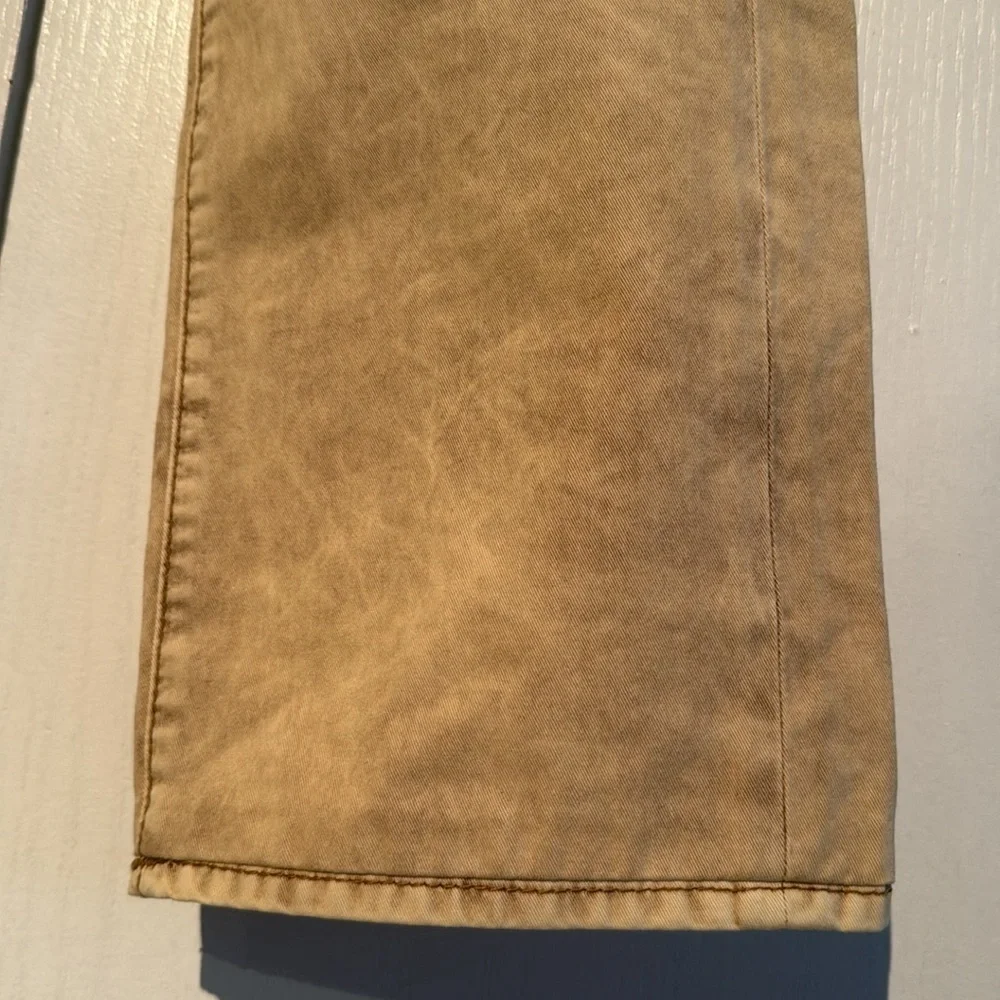 True Religion Ricky Straight Well Worn Twill Pants Sandstone Size 32 NWT